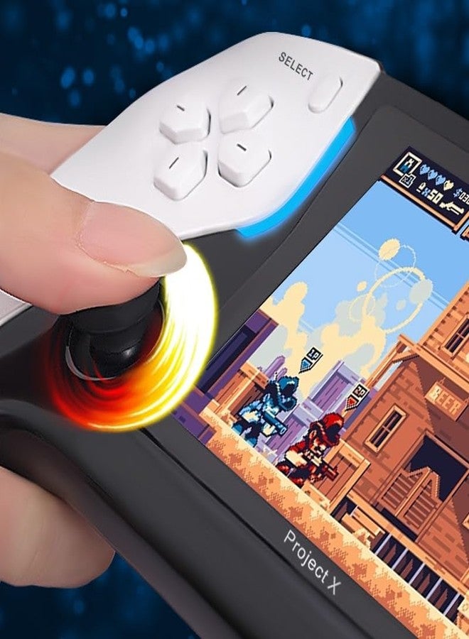 New World جهاز ألعاب محمول جديد من نيو وورلد بروجكت إكس، شاشة 4.3 بوصة، تصميم كلاسيكي عتيق، أفضل هدية للأطفال - Image 5